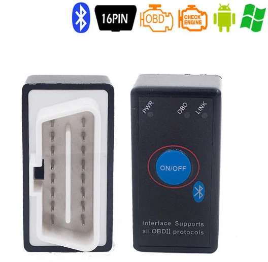 

Мини Bluetooth ELM327 Переключатель автомобильный диагностический инструмент V2.1/1,5 OBD2 сканер