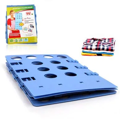 Adjustable Magic Fast Folder Laundry Clothes T-shirts Folding Board For Adult Kids Garment free shipping | Дом и сад