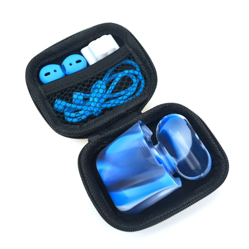 5 в 1 комплект аксессуаров для наушников гарнитура Airpods чехол беспроводная связь