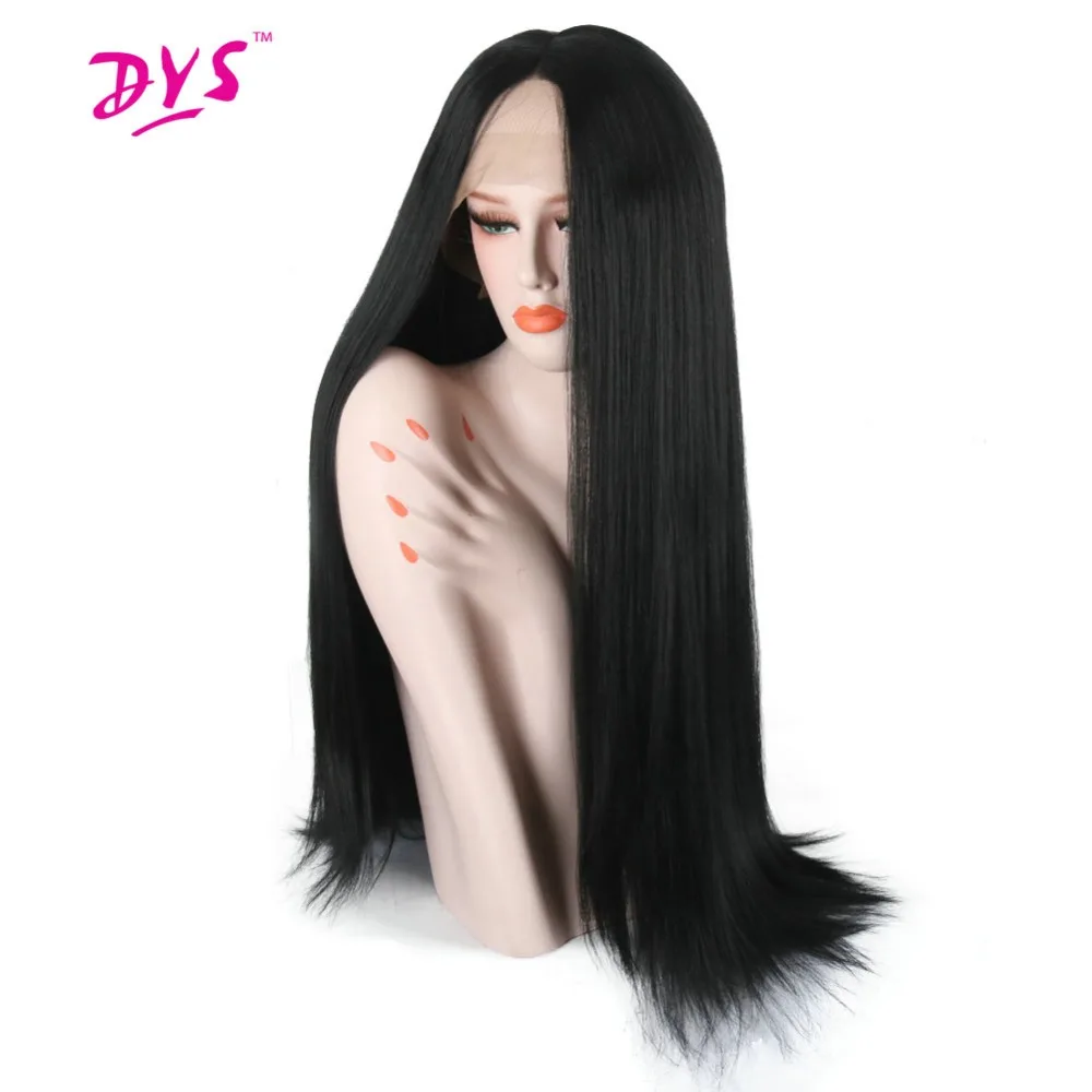 Deyngs Yaki прямой парик из кружева спереди 18 30 дюймов длинный женский с фронтальным