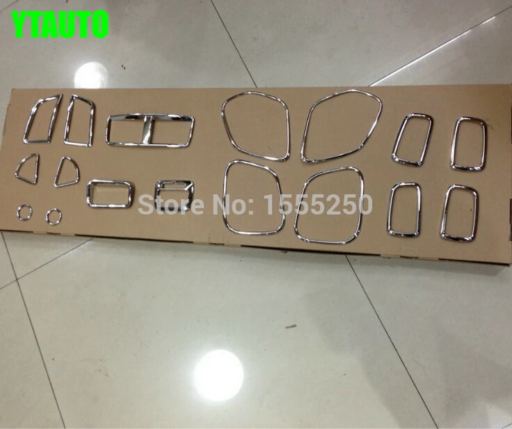 

Auto interior trim sticker for mitsubishi asx,18pcs ABS chrome