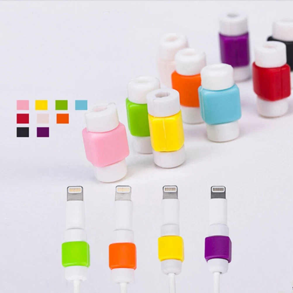 Random Color 2/5/10PCS Pretty Useful Charging Wire Protect For Apple MacBook Pro Air Charger Cable Saver Protector | Компьютеры и офис