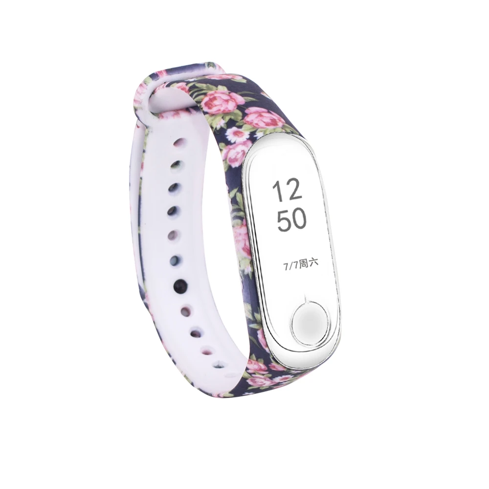 Ремешок для Xiaomi Mi Band 3 4 ремешок часы силиконовый mi band браслет аксессуары цветной