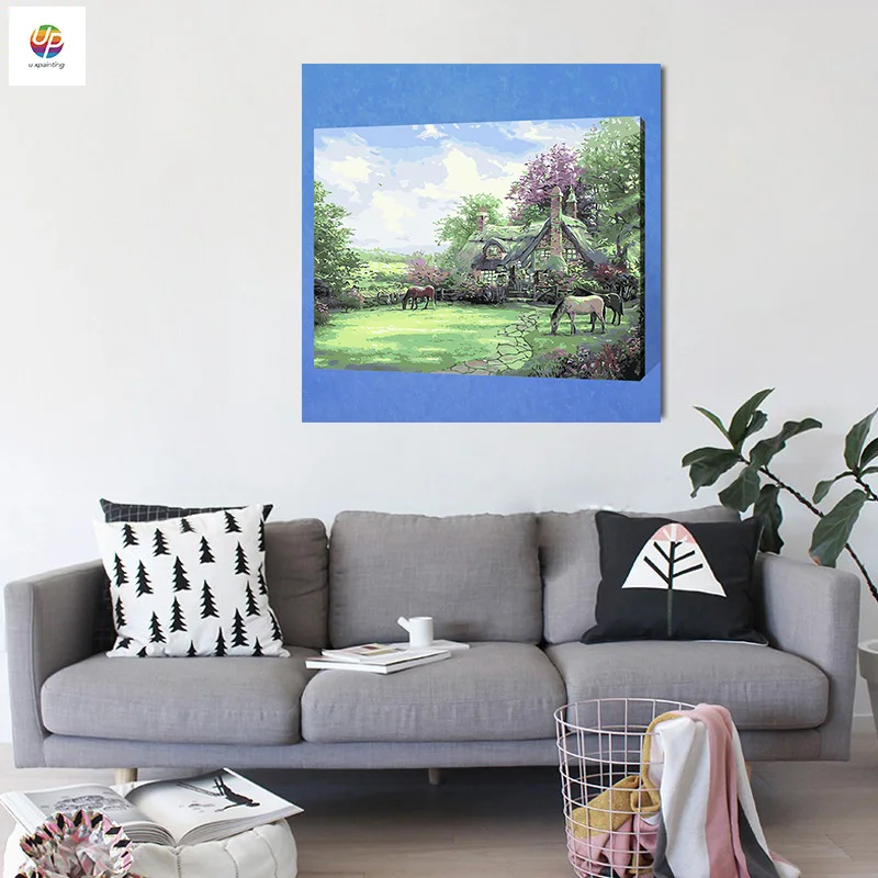 Набор для рисования маслом по номерам на холсте без рамки|digital oil painting|oil paintingcanvas