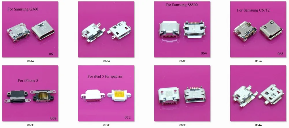 64 модели Micro USB 5Pin jack tail socket Female Mini Micro Usb разъем порт sockect для samsung lenovo huawei zte htc xiaomi