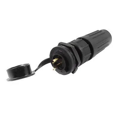 AC 125V 7A 5-7mm Waterproof Cable Gland 2/3/4/5/6/7/8 Pins Connector Aviation Plug + Cap Z108 1pc