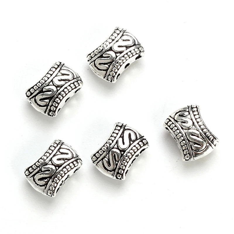 Винтажные бусины MEIBEADS из цинкового сплава антикварные прямоугольные