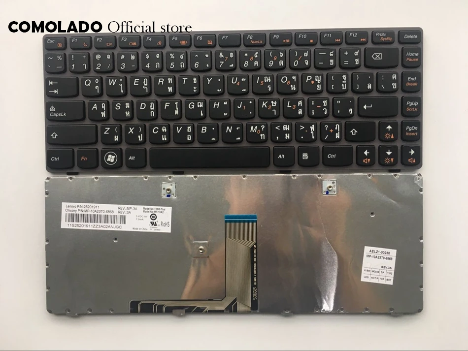TI Thailand клавиатура для Lenovo G480 G480A G485 G485A B480 B485 Z380 Z385 Z480 Z485 Раскладка | Компьютеры и