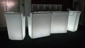 

1pc*Wedding centerpiece Lighting RGBW Multicolor pure white color rechargeable under table LED furniture light base with remote