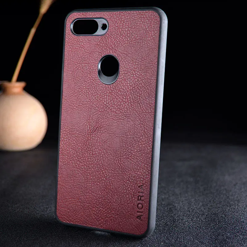 Coffee Чехол для xiaomi mi 8 9 lite mi 8 SE mi 9 Lite funda роскошный кожаный винтажный кожа с рисунком Litchi capa cover - Цвет: Coffee