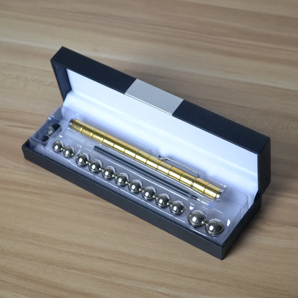 Металлическая Волшебная гелевая ручка DIY модульная магнитная для мышления