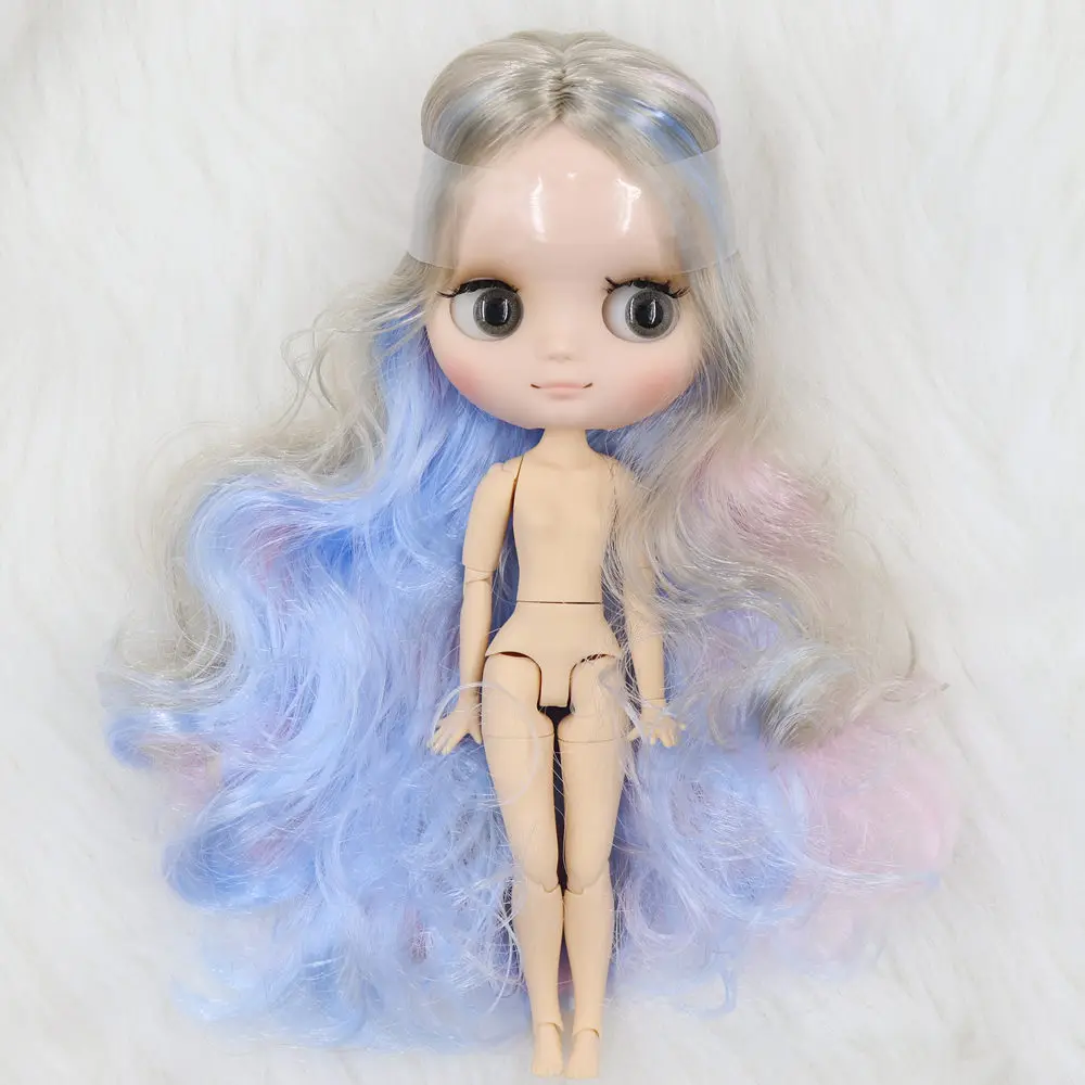 Ледяной DBS Blyth Срединная кукла No.7 из матовой кожи 20 см 1/8 BJD совместное жеста рукой