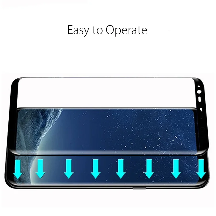 3D изогнутое закаленное стекло для Samsung Galaxy Note 8 полноэкранная Защитная пленка