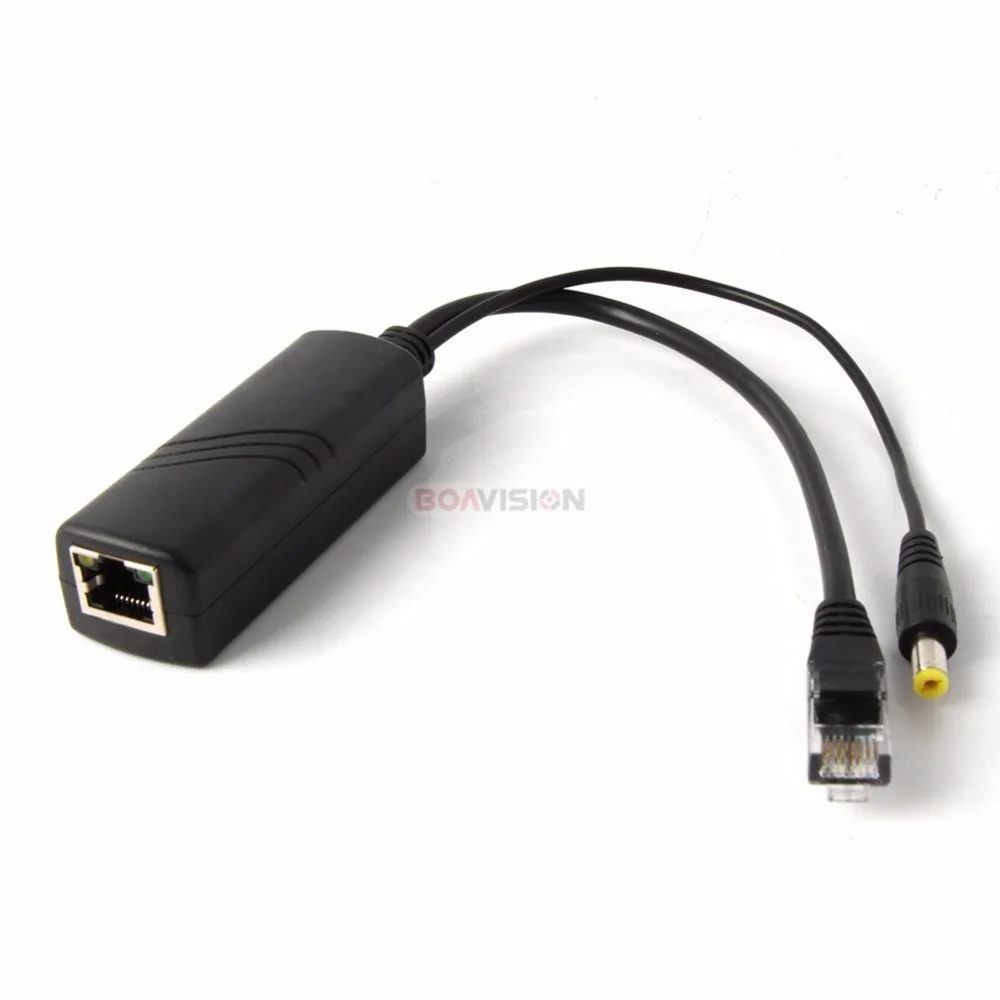 Разветвитель PoE 10/100 м со стандартом IEEE 802.3af/at и выходом 12 В 2 А входной мощностью 30