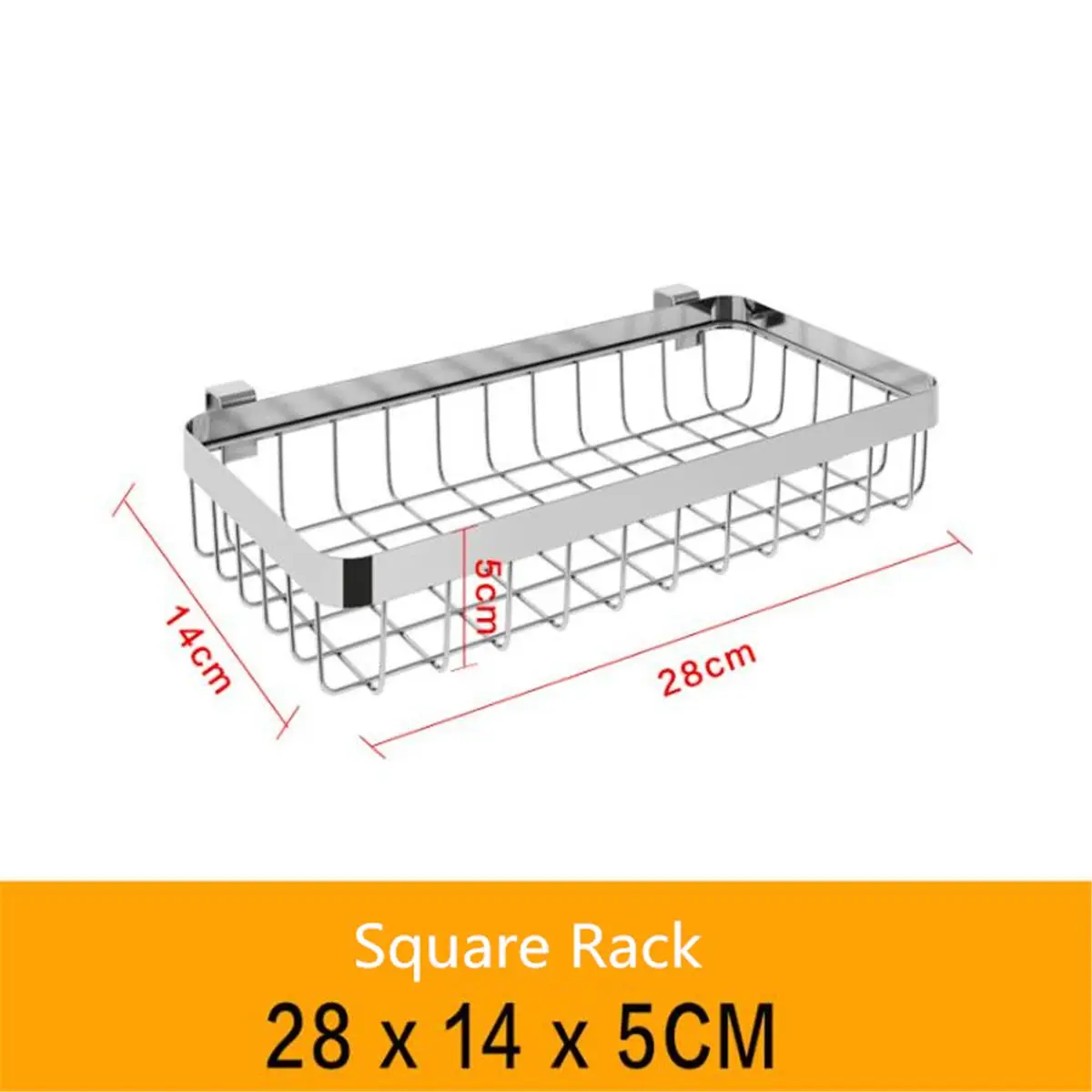 Square Rack Кухонные полки из нержавеющей стали, держатели для хранения чаши, стойки для посуды, органайзер, принадлежности для хранения посуды, сушильная чаша, стойка для раковины - Цвет: Square Rack