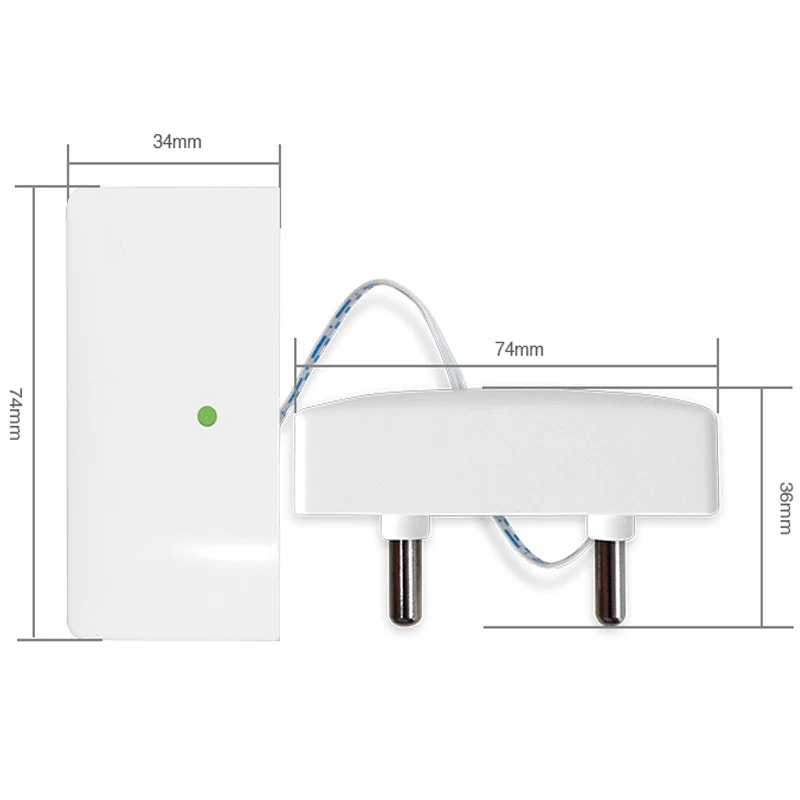 Беспроводной датчик утечки воды RF 433 МГц детектор умный дом Домашняя