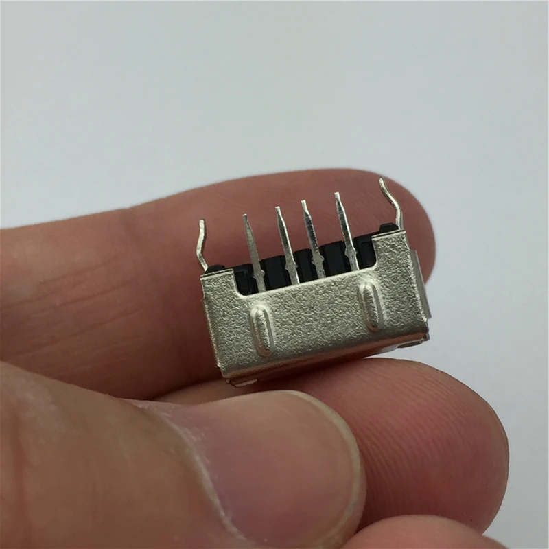 5 шт. G57 USB 3. 0 4 контактный гнездовой разъем типа А черный задний 90 градусов