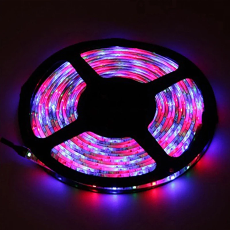 Горячая RGB 300 светодиодный полосы света 5 м 60 Светодиодный s/m SMD3528 DC12V