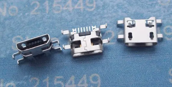 100 шт./лот разъем Micro usb разъем для телефона и планшета