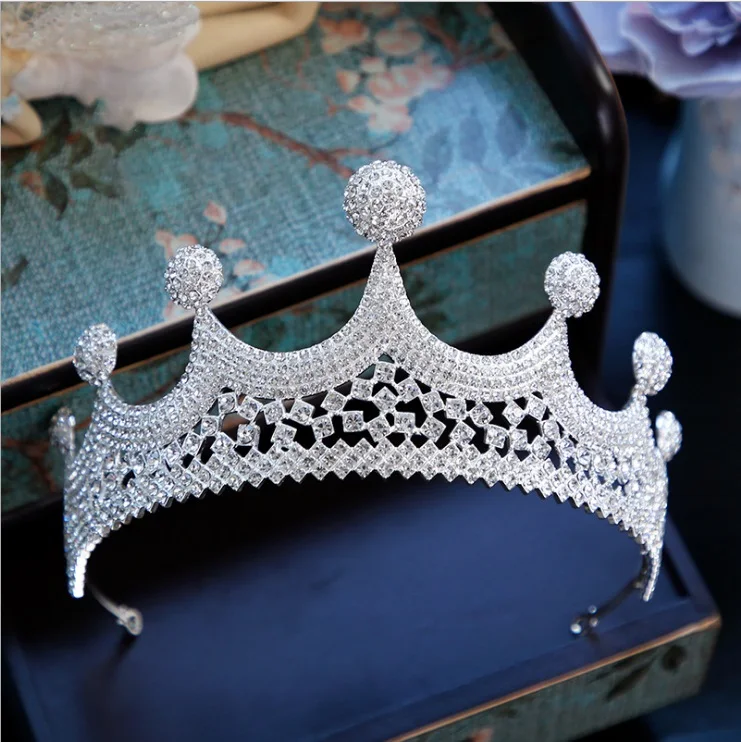 Модная тиара Rainha Da Coroa Do Casamento Tiara Cabelo Headpiece Acessorios orios|Ювелирные наборы для невесты| |