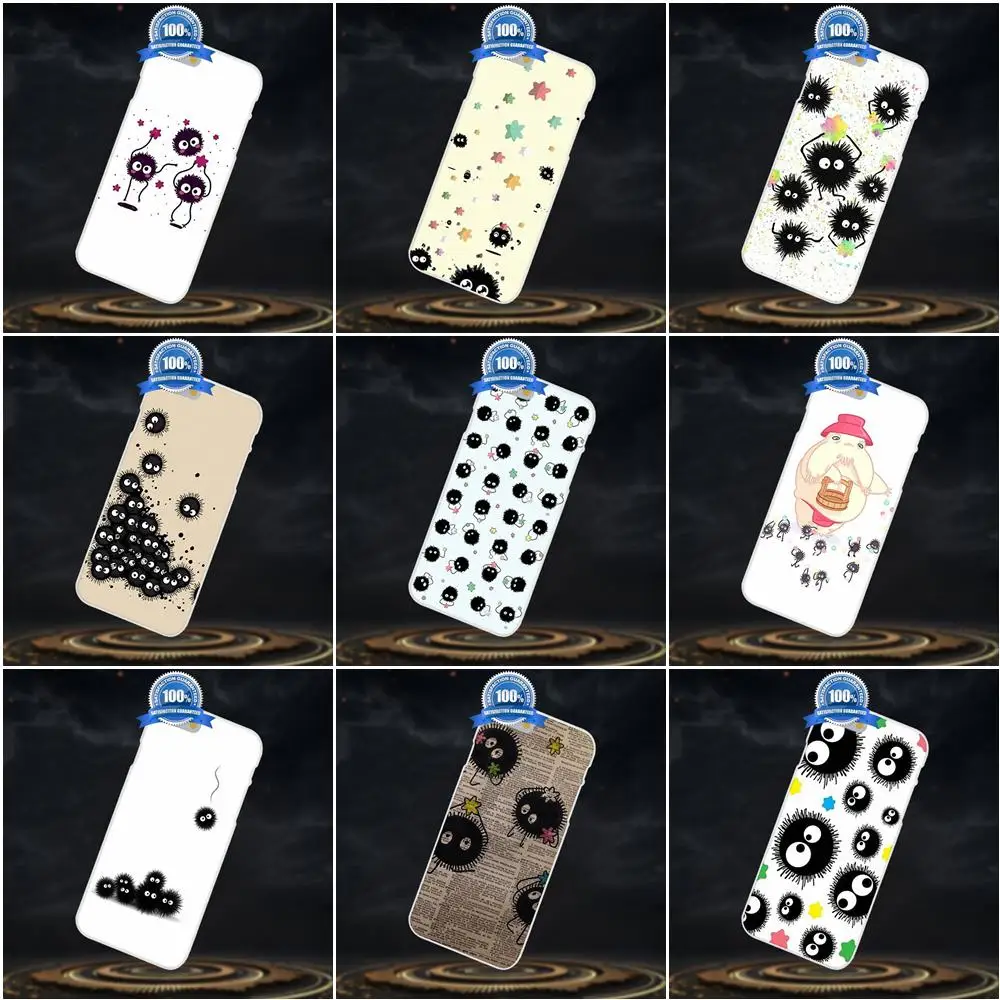 Bixedx Studio Ghibli Spirited Away Soot Design For Huawei G7 G8 Honor 5A 5C 5X 6 6X 7 8 V8 Mate 9 P7 P8 P9 P10 Lite Plus on - Дизайн Bixedx Studio Ghibli Пыль из "Унесенных призраками" для Huawei G7 G8 Honor 5A 5C 5X 6 6X 7 8 V8 Mate 9 P7 P8 P9 