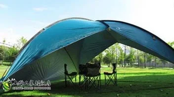 5-8 человек 480*480*480*200 см Огромный Водонепроницаемый солнцезащитный тент bivvvy Открытый Кемпинг Тент семейный пляж беседка палатка - Цвет: Navy 2 wall