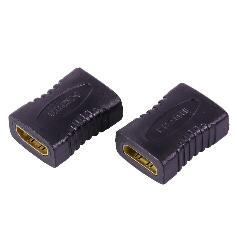 10 шт./лот HDMI Женский прямой адаптер Высокое качество позолоченный разъем к гнезду