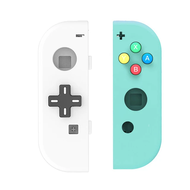 L-WhiteA Right-Green Сменный корпус для nintendo Switch NS Joy Con, чехол для пульта дистанционного управления, джойстик для джойстика, чехол для корпуса - Цвет: L-WhiteA Right-Green