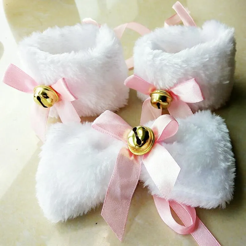 Women Lady Cat Girls Plush Bell Neckwear Wristband Housekeeper Maid Dress Props Party Cosplay Costume Halloween Christmas|costume accessories|maid