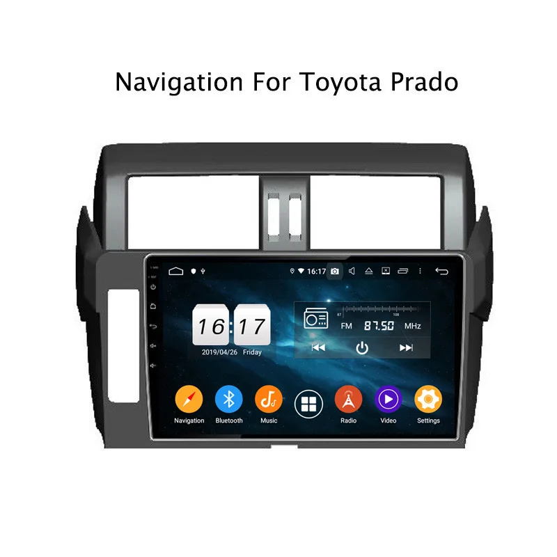 10 1 &quot4G ram 32G rom Восьмиядерный Android 9 0 Автомобильный gps навигатор для Toyota Pardo 2014 2015 2017