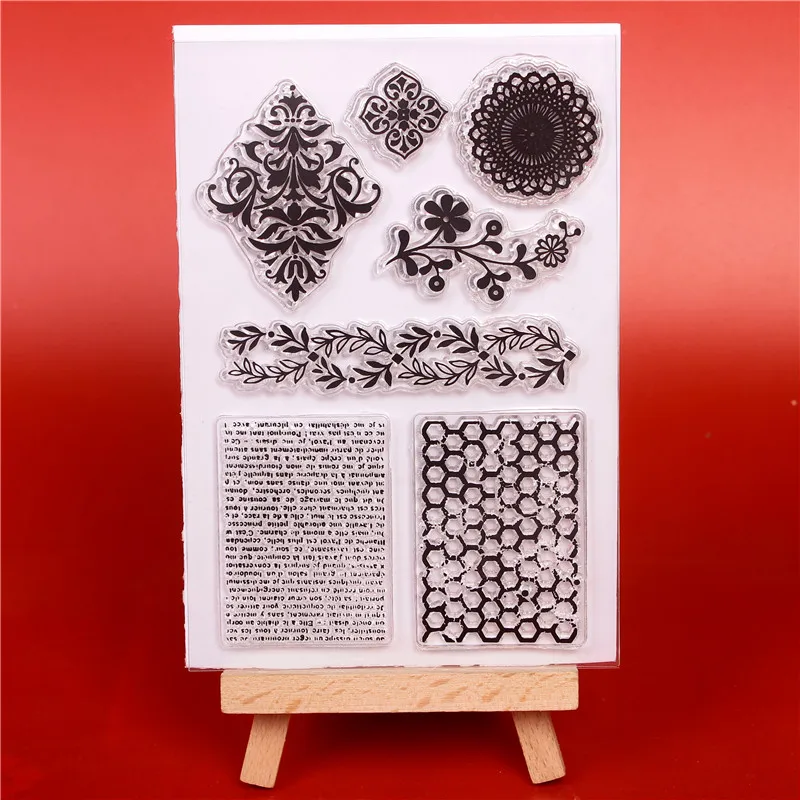 Прозрачный чистый силикон штампы для DIY Изготовление скрапбукинга diy фото ролик