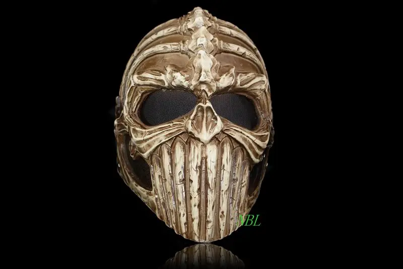 Хэллоуин ужас Демон маска призрак всадник маски скелетов Специальный череп