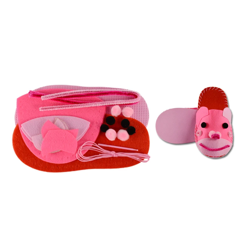 New arrive girls Creative Handicraft toys Cartoon animal style slippers Material Handmade DIY Art &amp Craft TX-147 | Игрушки и хобби