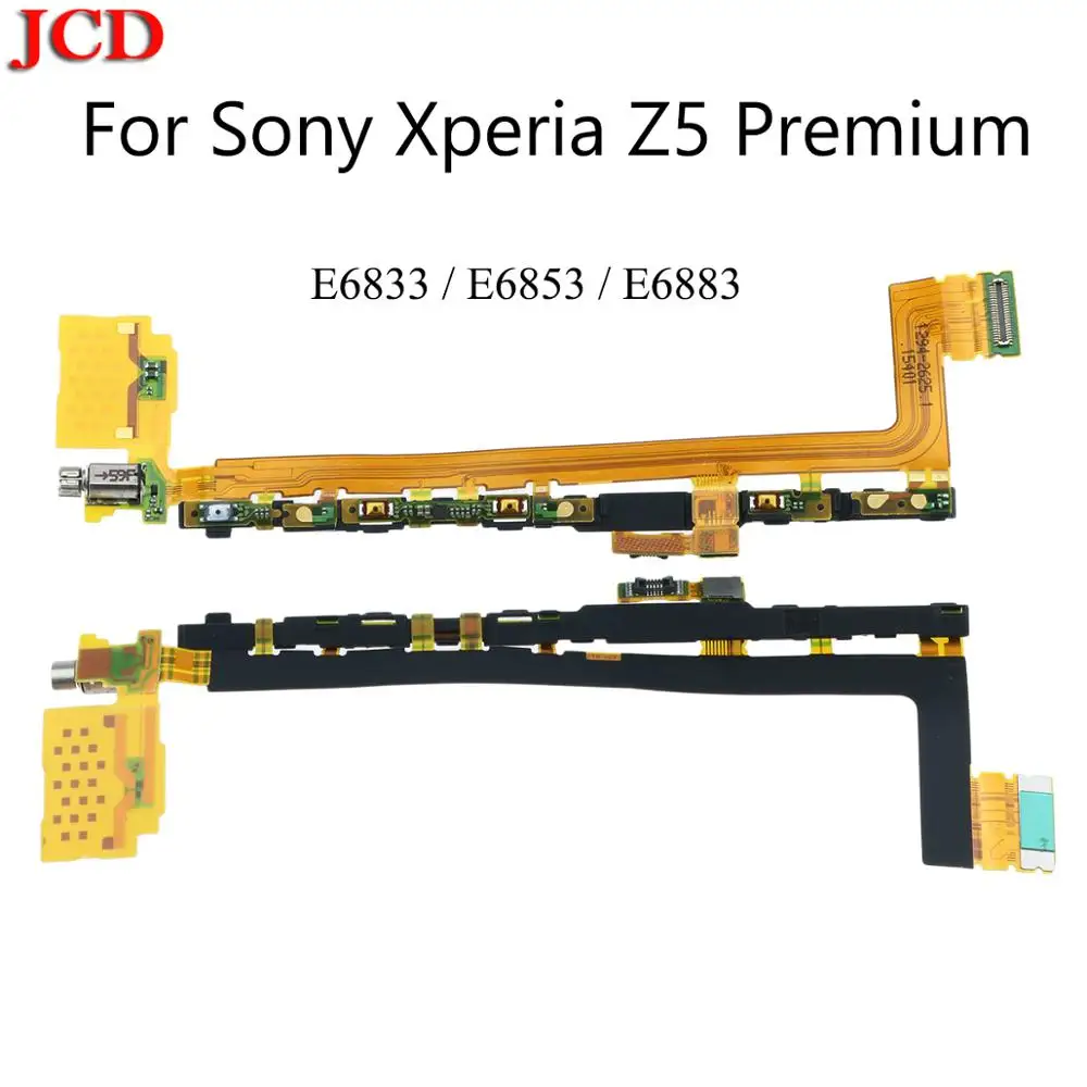 JCD Новинка для Sony Xperia Z5 Premium Z5P E6833 E6853 E6883 кнопка ремонта питания и регулировки