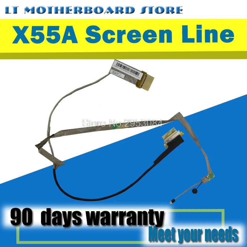 Линия экрана X55A для For Asus K55 K55A K55V X55u X55C X55VD A55 R500V кабель светодиодной подсветки ЖК