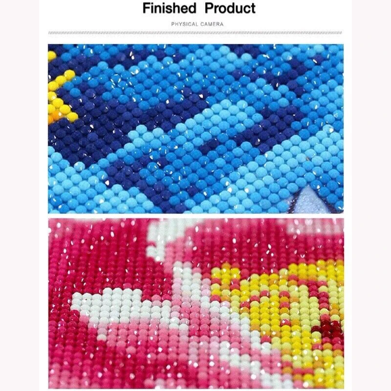 Горячая 5D DIY НОВАЯ Диамантовая вышивка Картина Оранжевые коты смотрят вверх на небо Декор для дома Крестик Стена Декорация.