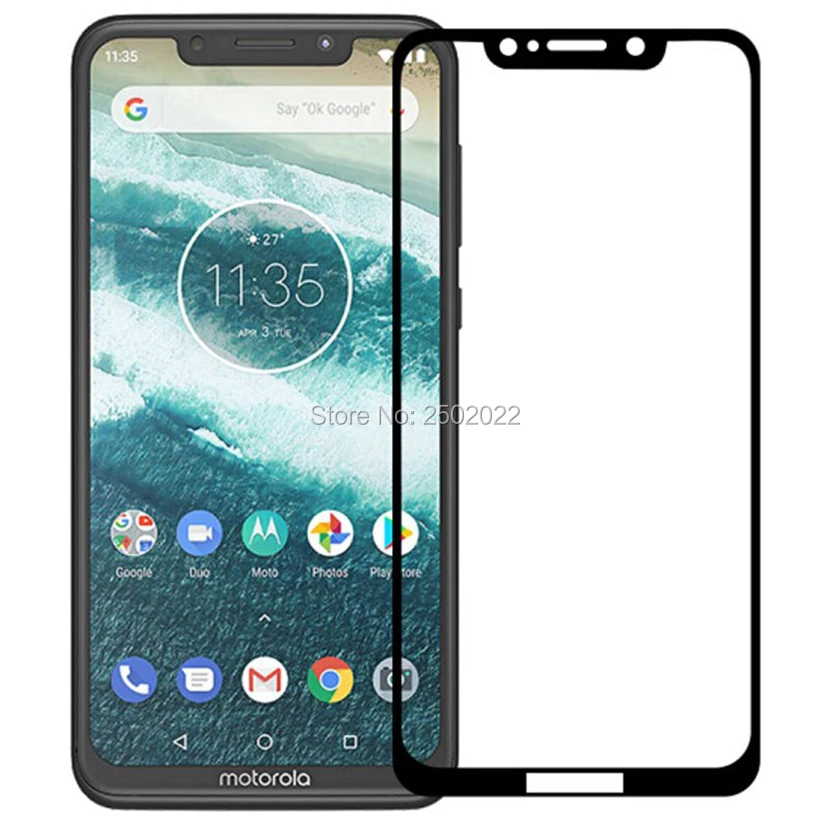 3D Черное закаленное стекло для Motorola One P30 Play полноэкранная Защитная пленка Moto XT1941 1