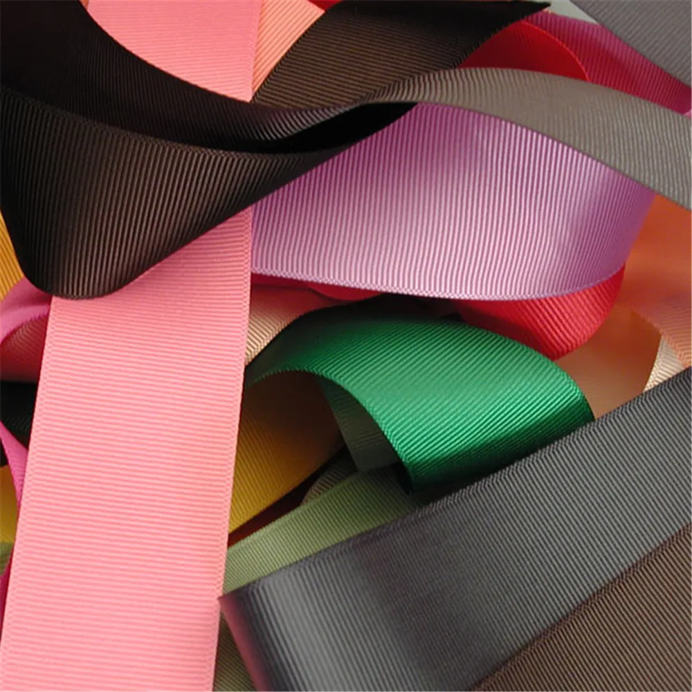Wholse Grosgrain лента 6 9 13 16 19 22 25 28 32 38 50 57 63 75 89 100 мм Ширина 100% полиэстер однотонный