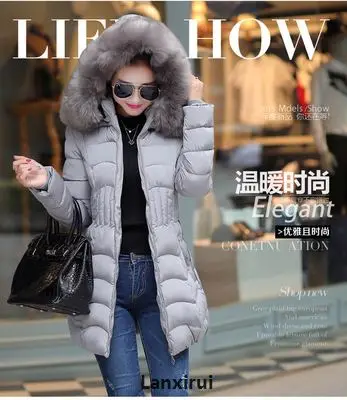 warm coat new women winter jacket long Korean Slim padded cotton coats women's Nagymaros collar clothing vestidos