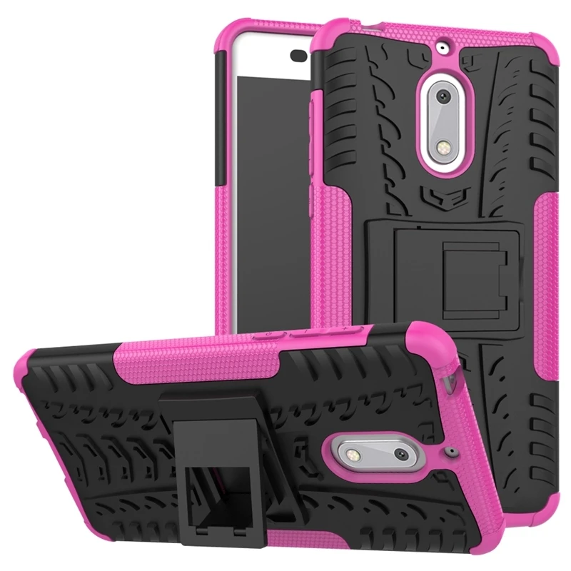Heavy Duty Armor Case For Nokia 8 6 5 2 Dual Sim Back Cover for Nokia8 Nokia6 Nokia5 Nokia2 Soft TPU Hard PC Hybrid |