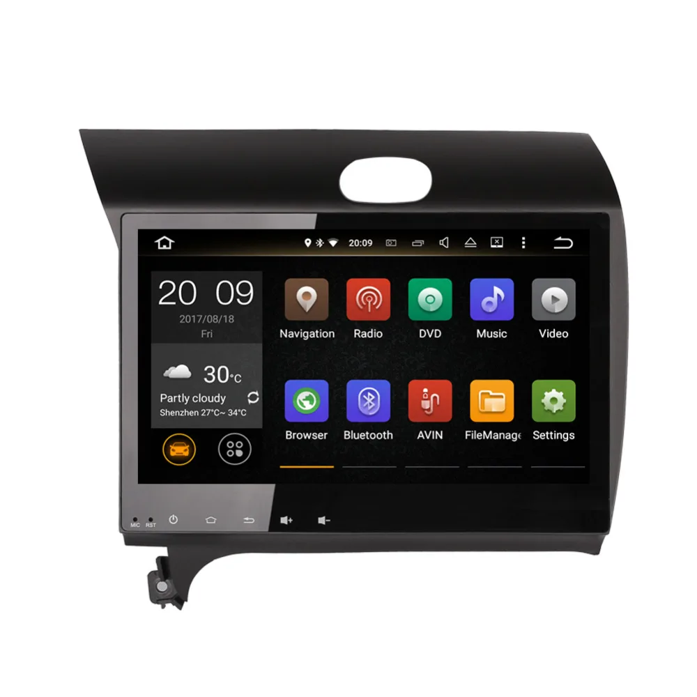 Android 8 0 Octa Core 4 Гб RAM IPS экран автомобильное радио стерео с Bluetooth для Kia Cerato K3 Forte 2013