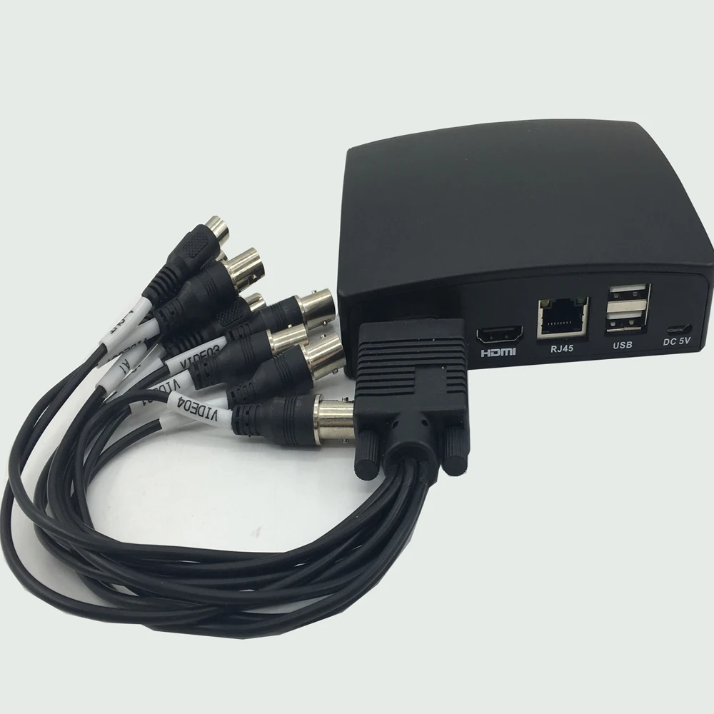 Цифровой видеорегистратор DVR 4 канала камеры 720P AHD 15 м кабелей Бесплатный iCloud и APP