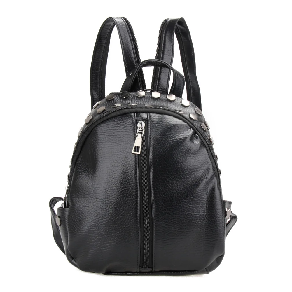 Мини-рюкзак с заклепками; женский рюкзак на плечо для подростков; Mochila; рюкзак из искусственной кожи