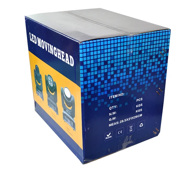 Бесплатная доставка 4 шт./лот светодиодный Эффект диско-свет RGBW двухголовый