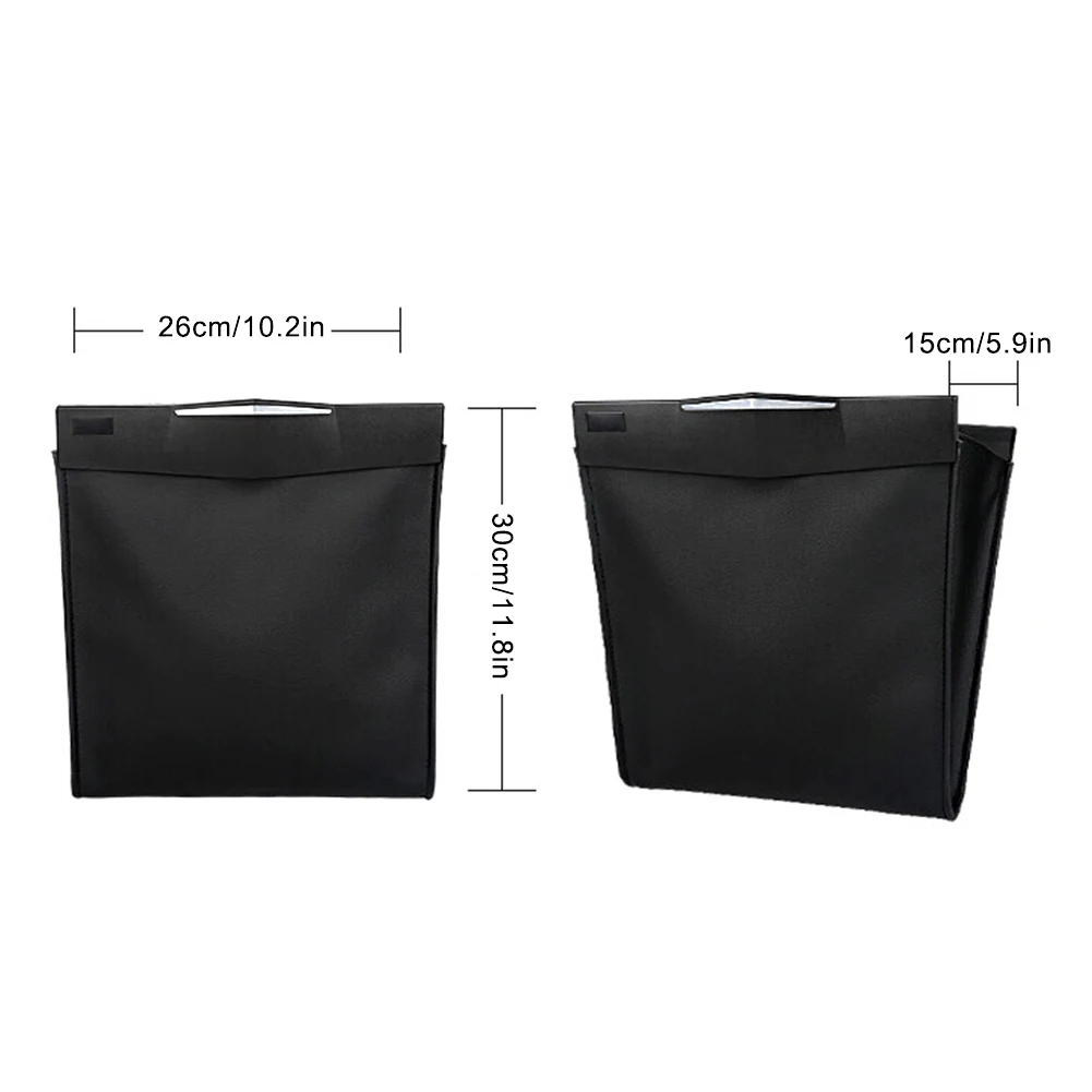 

Car Trash Can Car Garbage Bin Folding Hanging Car Interior Supply