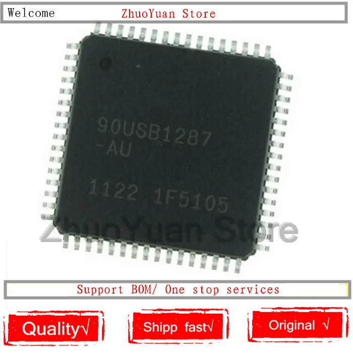 1 шт./лот новый оригинальный AT90USB1287-AU AT90USB1287 90USB1287-AU QFP64 IC chip | Электроника