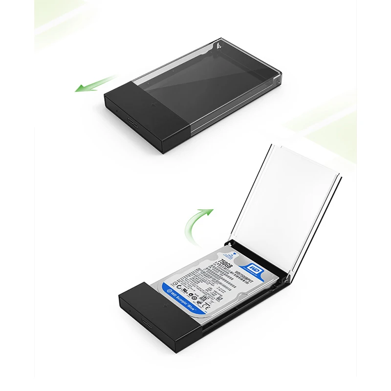 Корпус для жёстких дисков 2 5 дюймов SATA до 3 0 USB внутренний SSD к внешнему жесткому