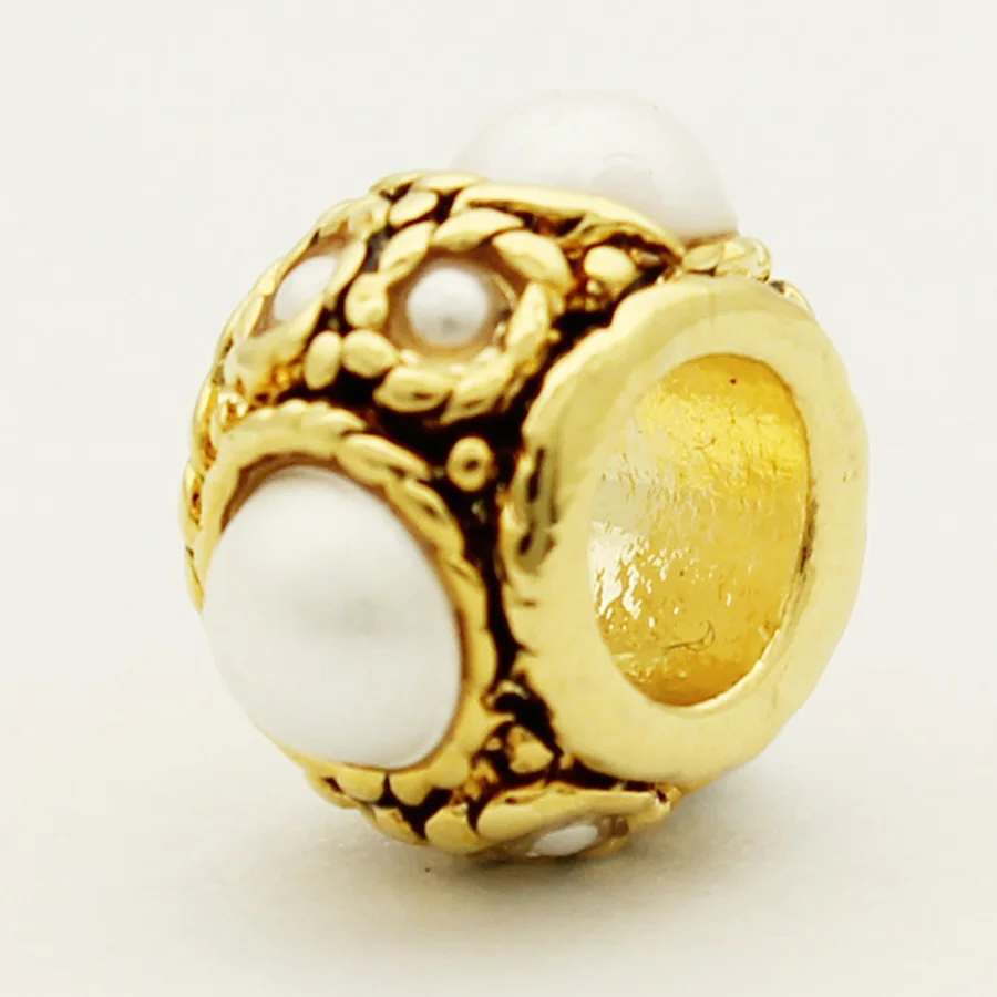 Горка Шарм Бесплатная доставка продукт Позолоченные Бусины Подходят Пандора