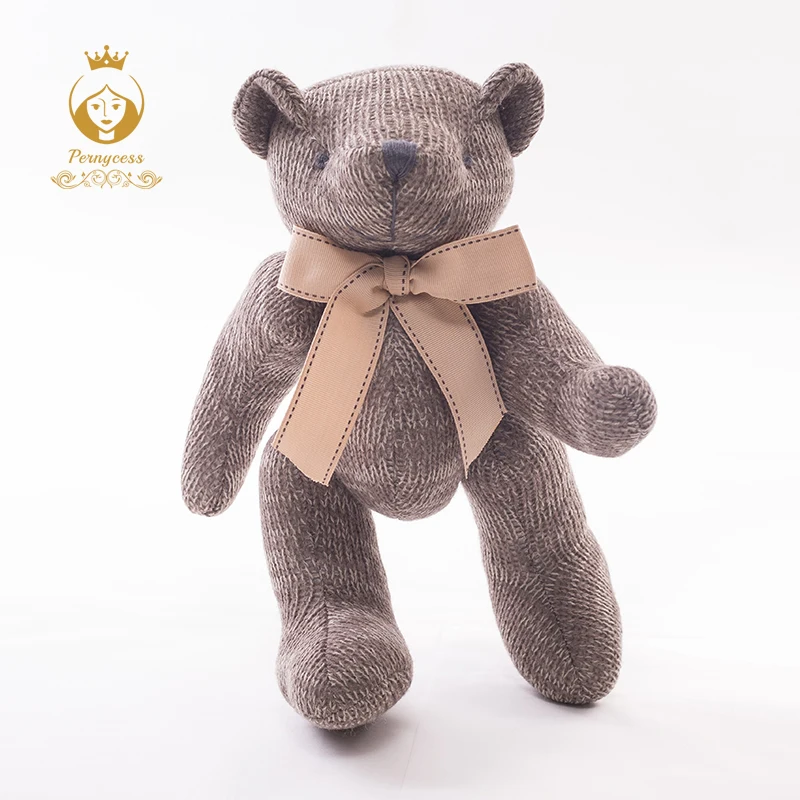 Креативный вязаный плюшевый мишка куклы для наполнения могут мигать плюшевые