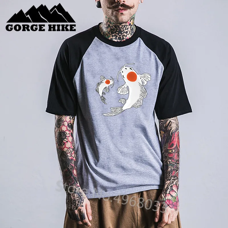 Мужская Винтажная футболка с коротким рукавом и 3D-принтом в китайском стиле